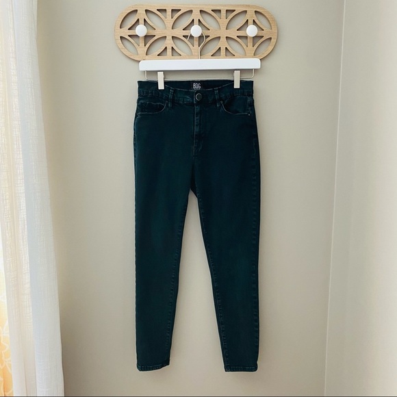 BDG by Urban Outfitters Twig High Rise Cropped Denim Jeans Black Sz 27 - Picture 1 of 9